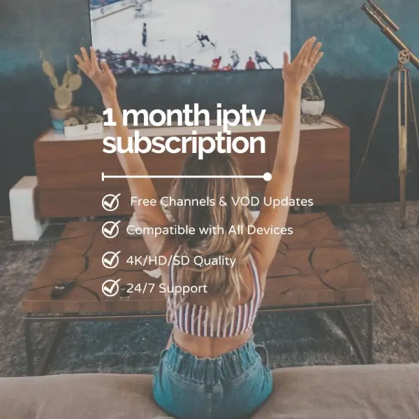 1 month smarters iptv subscription